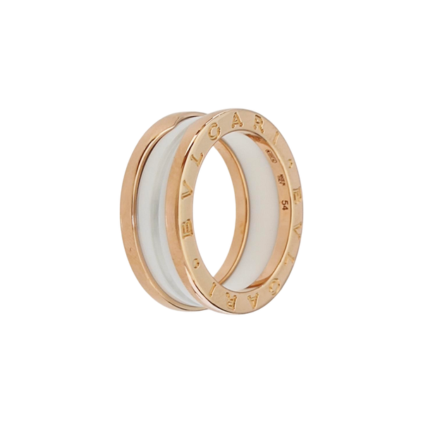 B.ZERO1 18k Rose Gold Ring EU 54