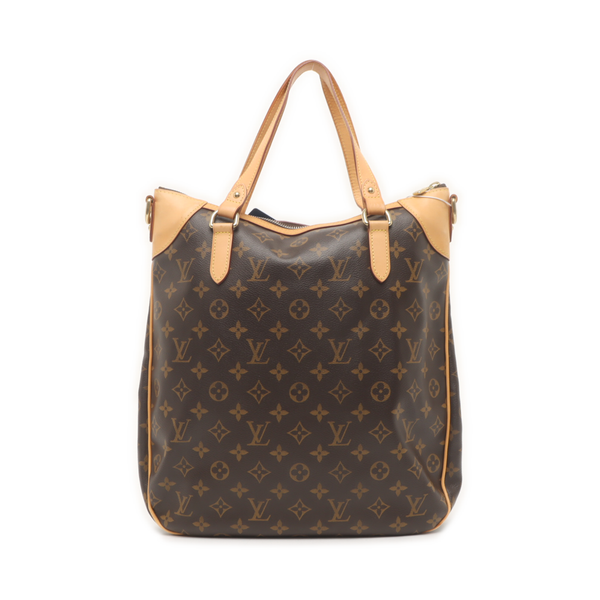 ODEON GM Monogram Coated Canvas Brown