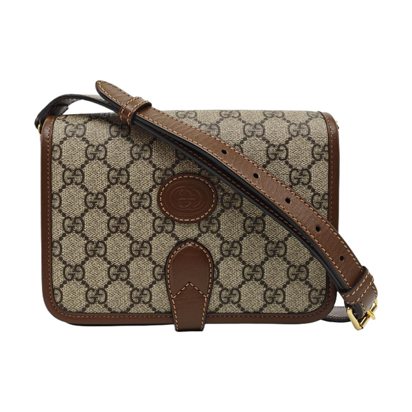 Retro Mini Monogram Coated Canvas Beige