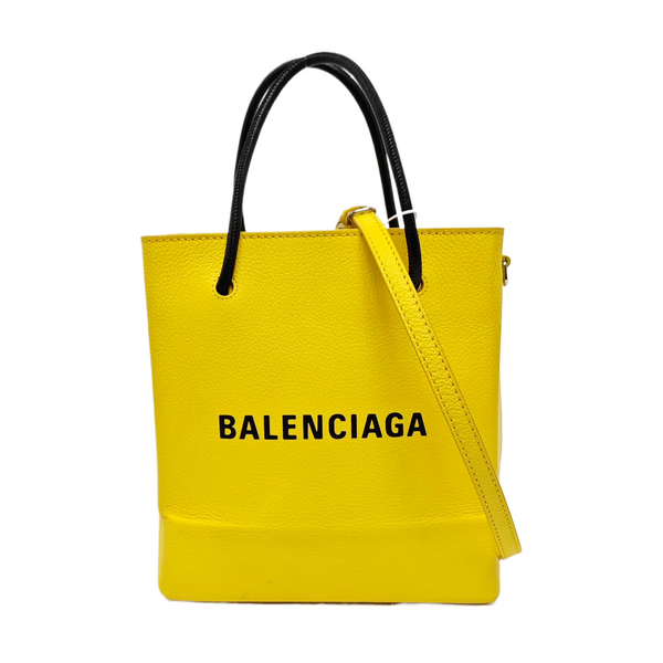 Shopping Bag Super Mini Calfskin Yellow