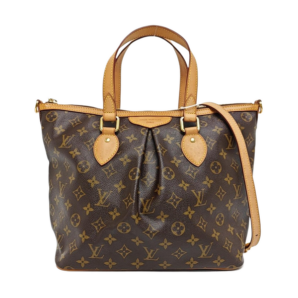 PALERMO PM Monogram Coated Canvas Brown