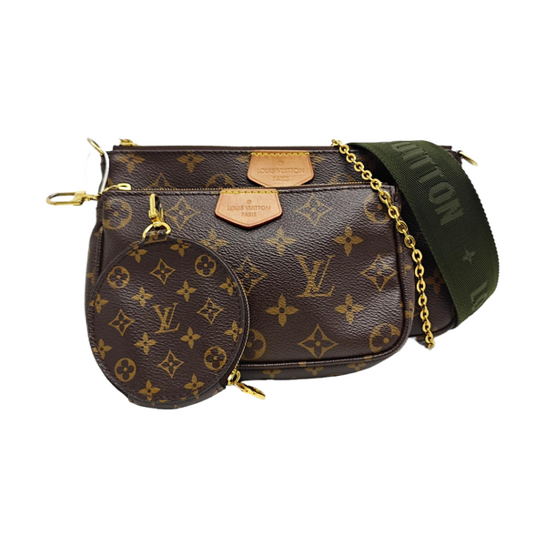 MULTI Monogram Coated Canvas Brown