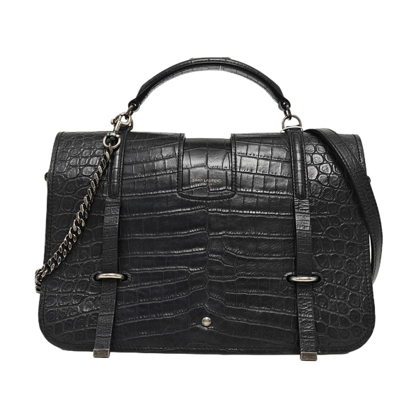 Calfskin Shoulder Bag Black