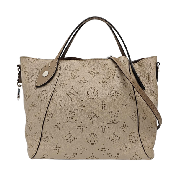 HINA PM Monogram Calfskin Gray