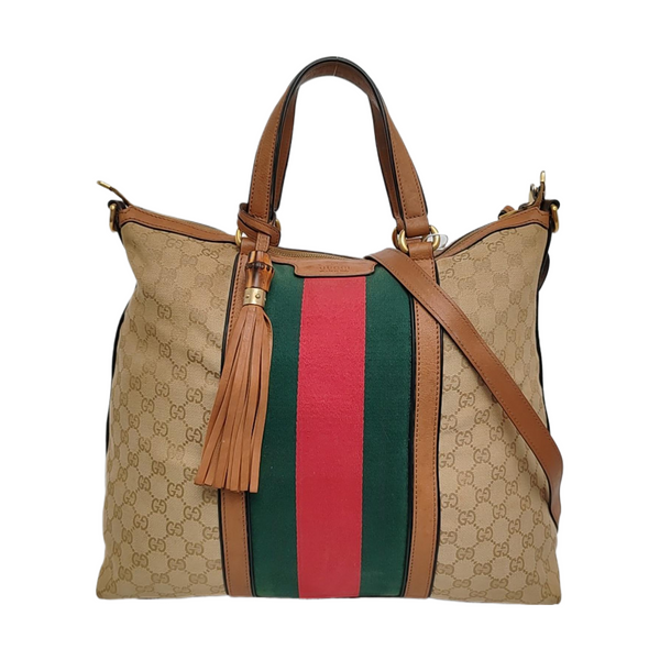 Rania Monogram Canvas Beige