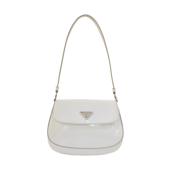 Cleo Saffiano Calfskin White