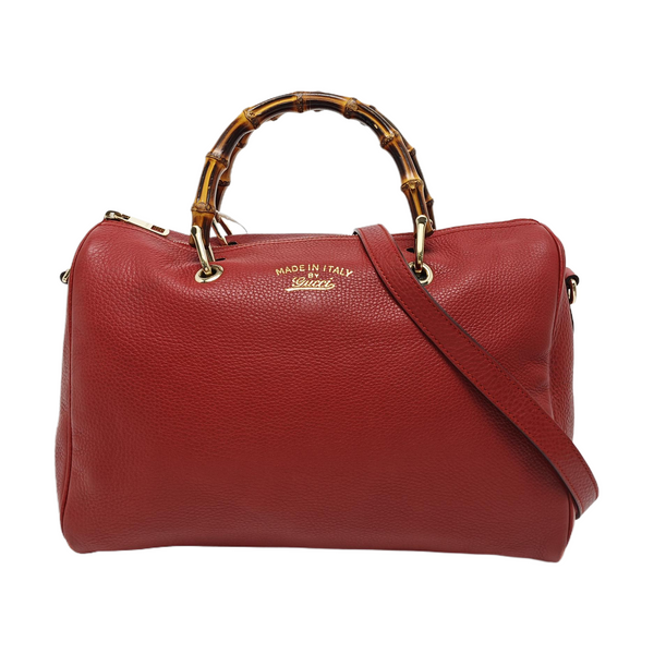 Bambú 1947 Piel de Becerro Rojo