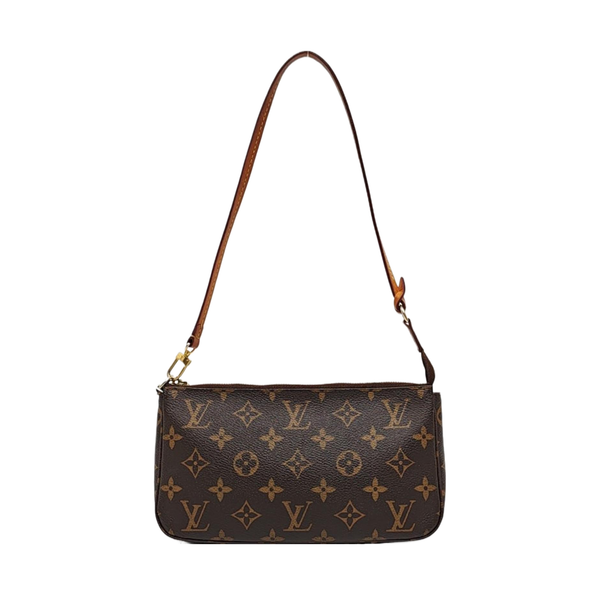 ACCESSOIRES GM Monogram Coated Canvas Brown