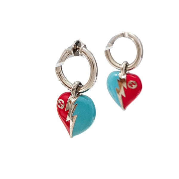 Interlocking G Brass Multicolor Stud Earrings