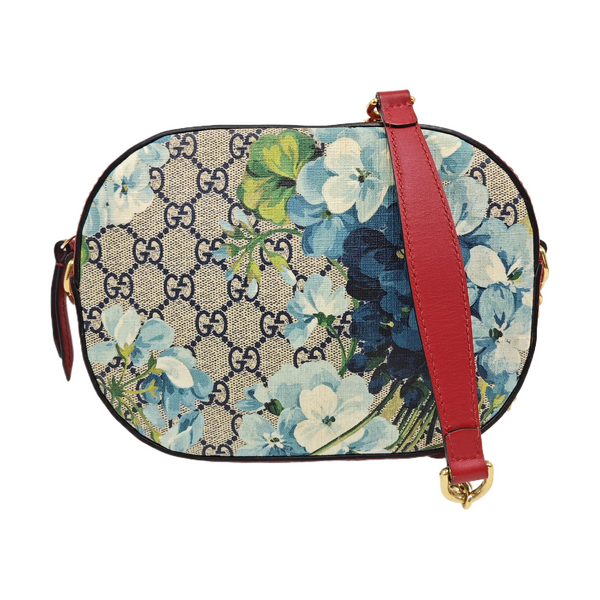 GG Blooms Mini Monogram Coated Canvas Beige