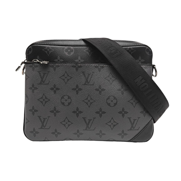 TRIO Monogram Coated Canvas Gray