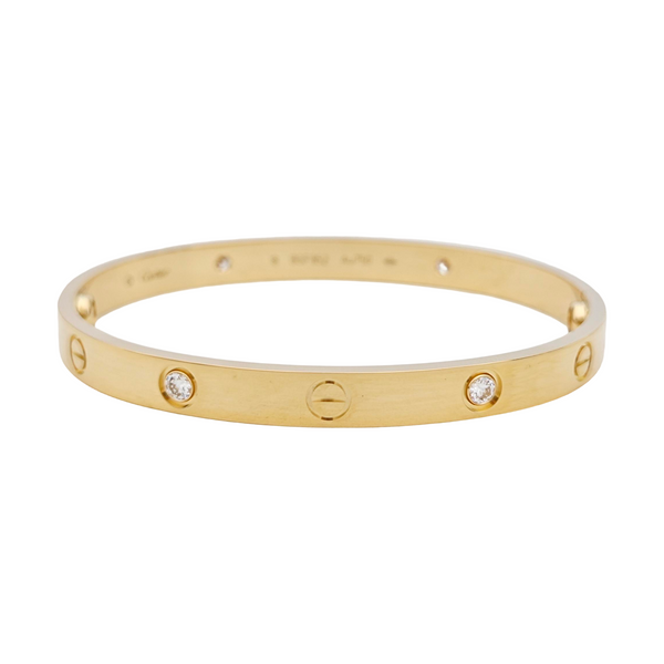 LOVE 18k Gold Bangle