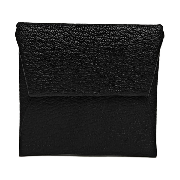 Bastia Chèvre Mysore Black Coin Purse