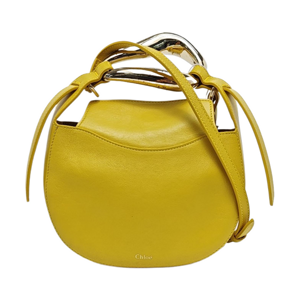 Kiss Small Calfskin Yellow