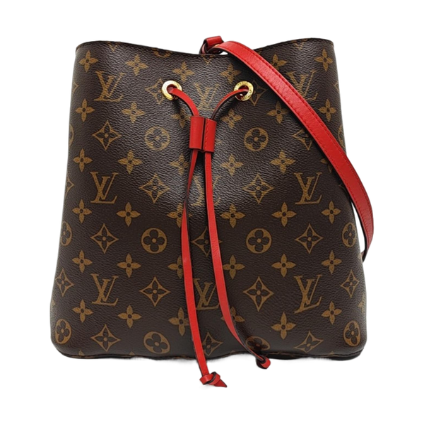 NÉONOÉ MM Monogram Coated Canvas Brown