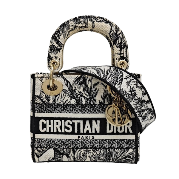 Lady Dior Mini Canvas Multicolor