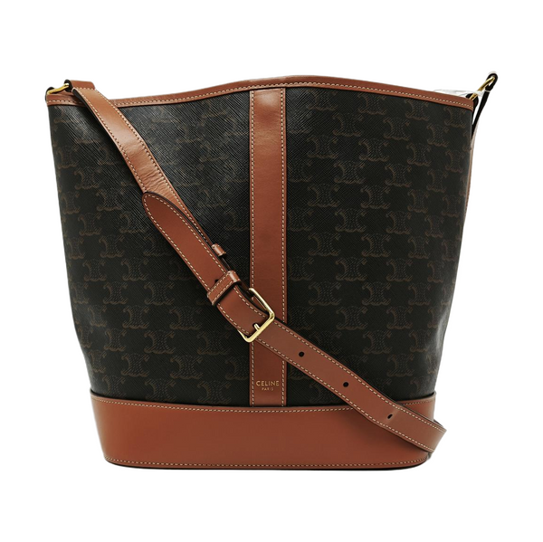 TRIOMPHE CANVAS Medium Coated Canvas Brown