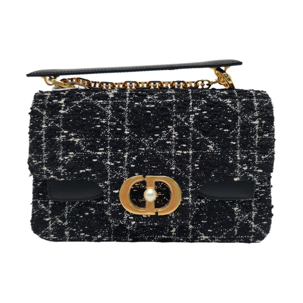 Jolie Small Cannage Wool Black