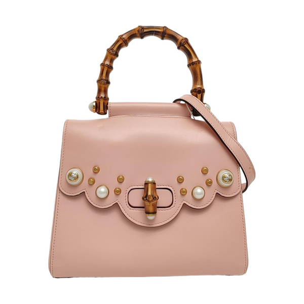 Bamboo 1947 Small Calfskin Pink