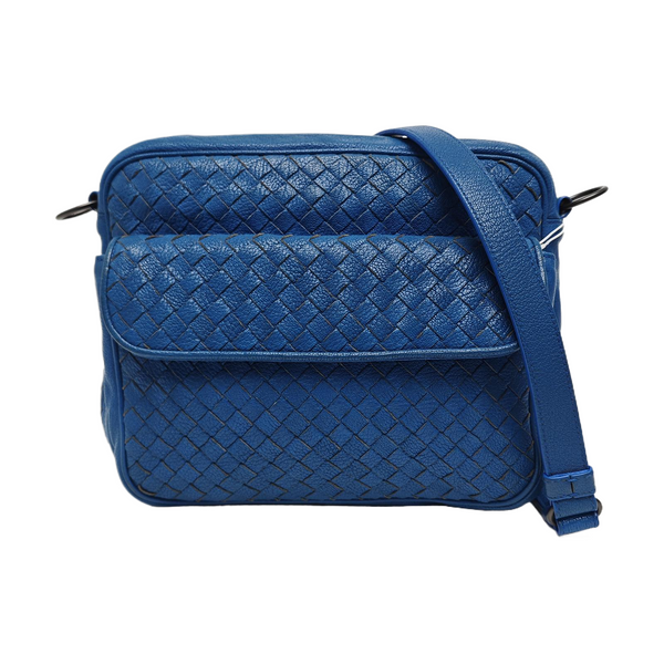 Calfskin Shoulder Bag Blue