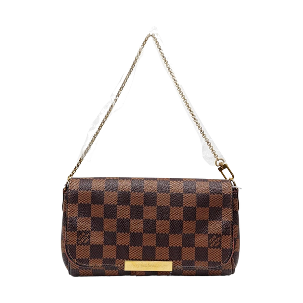 FAVORITE PM Damier Ebene Coated Canvas Brown