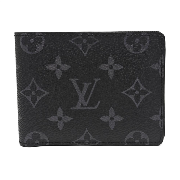 SLENDER Monogram Coated Canvas Black Wallet