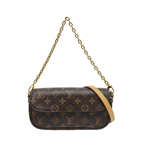 IVY Monogram Coated Canvas Brown