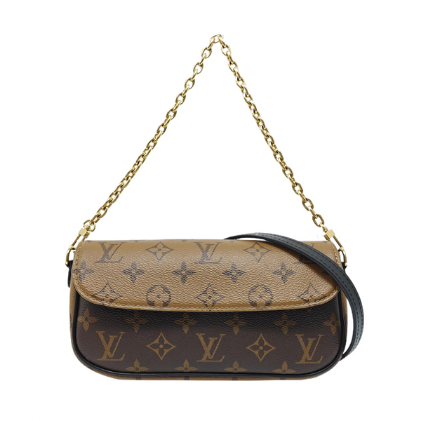 IVY Monogram Coated Canvas Brown