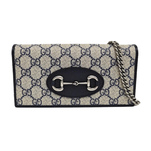 Horsebit 1955 Lona recubierta con monograma pequeño beige