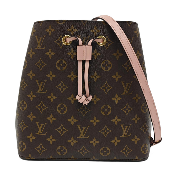 NÉONOÉ MM Monogram Coated Canvas Brown