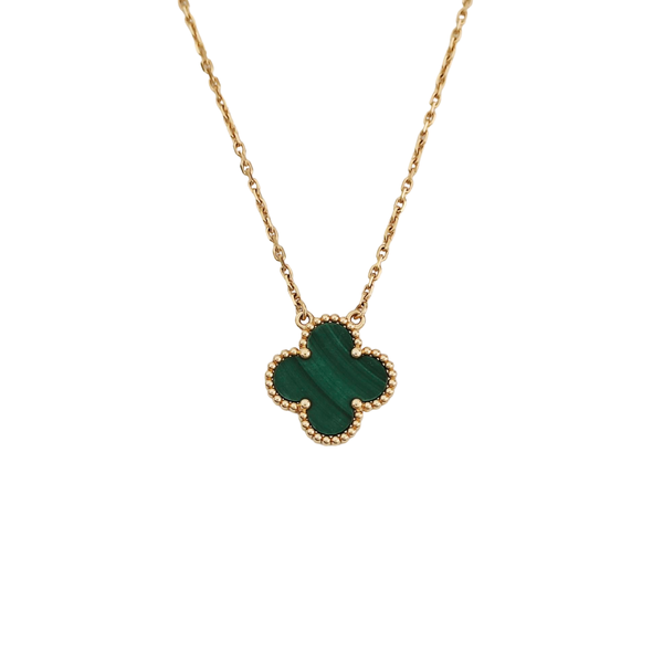 Vintage Alhambra 18k Gold Necklace