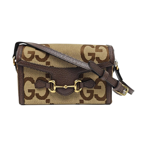 Horsebit 1955 Mini Monogram Canvas Beige