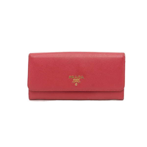 Mini Bag Saffiano Calfskin Red Wallet