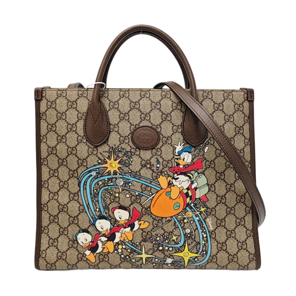 Disney X Gucci Monogram Coated Canvas Beige