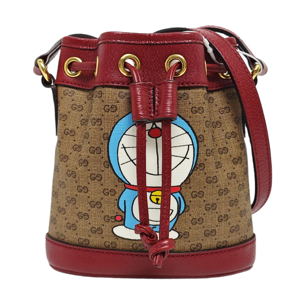 Doraemon X Gucci Mini Monogram Coated Canvas Multicolor