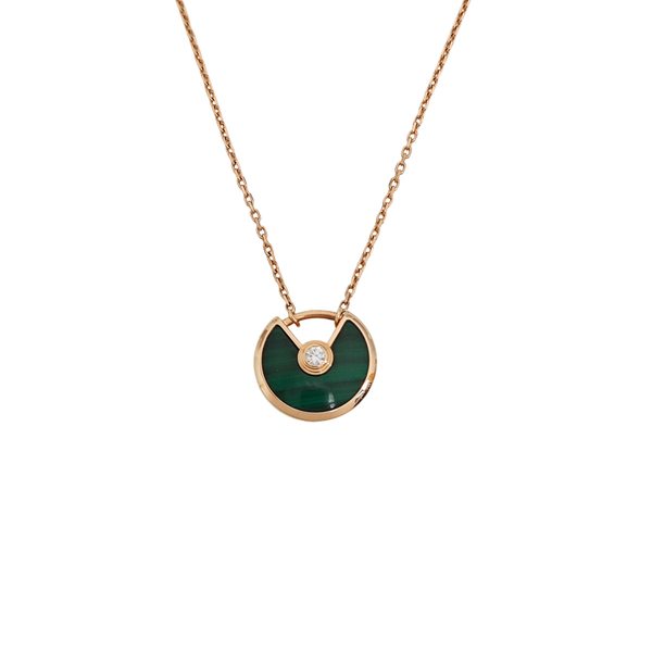 AMULETTE DE CARTIER 18k Rose Gold Necklace