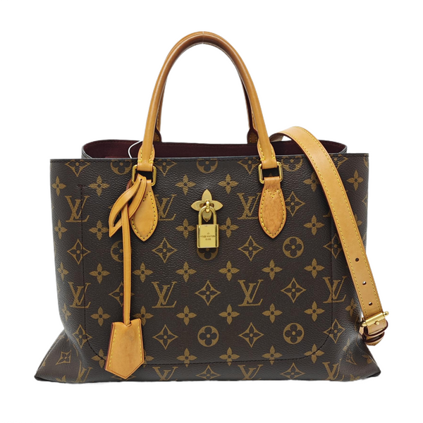 FLOWER Monogram Coated Canvas Brown