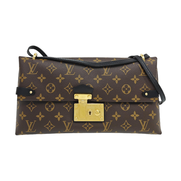 TOBALLALA Monogram Coated Canvas Brown
