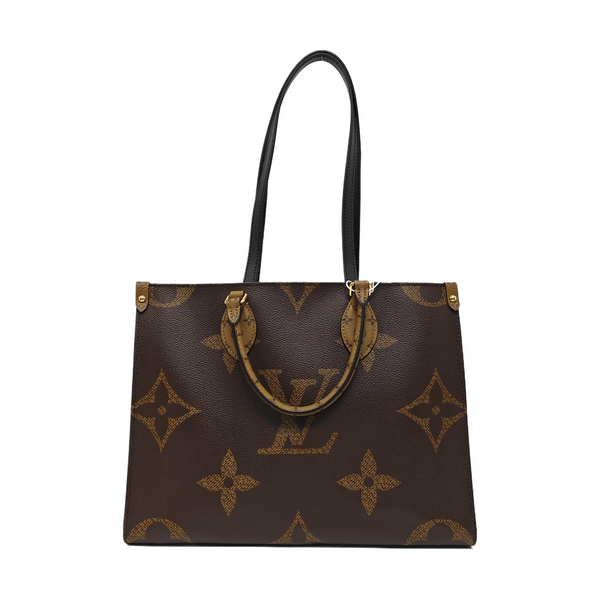 ONTHEGO MM Monogram Coated Canvas Brown