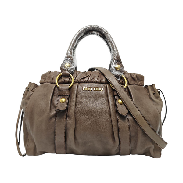 Calfskin Tote Bag Brown