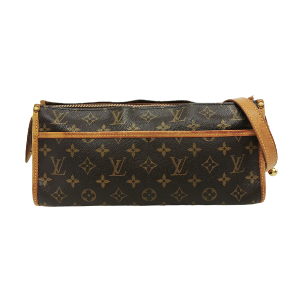 POPINCOURT Monogram Coated Canvas Brown
