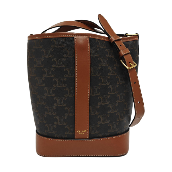 TRIOMPHE CANVAS Small Coated Canvas Brown