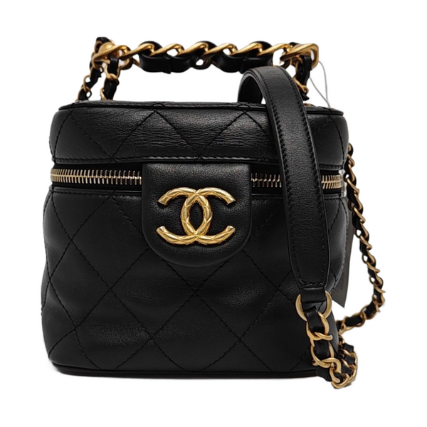 Quilted Calfskin Black