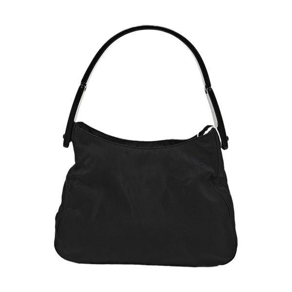 Nylon Shoulder Bag Black