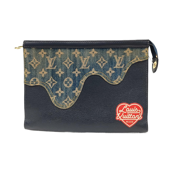 Pochette Voyag MM Monogram Calfskin Blue