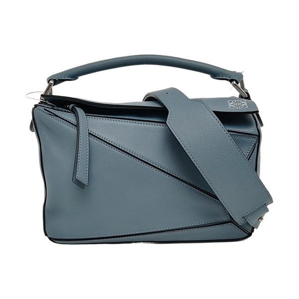 Authenticated pre-owned Puzzle Small Calfskin Blue - Shoulder Bag at Looply