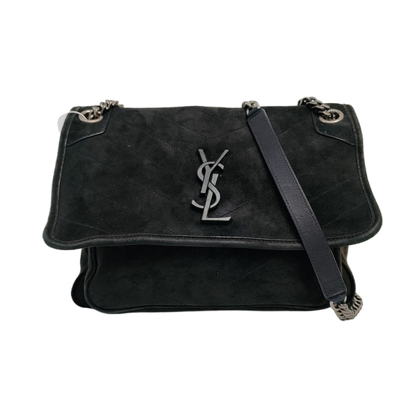 NIKI Medium Suede Black