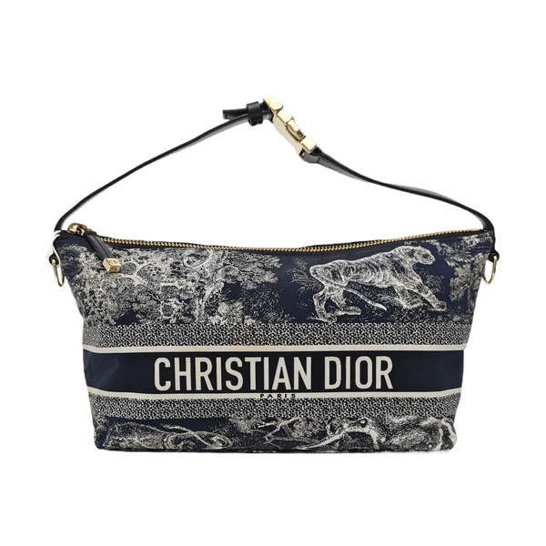 Diortravel Nomad Medium Fabric Blue