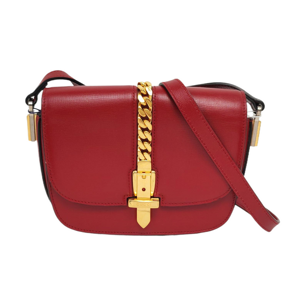Sylvie 1969 Mini Calfskin Red