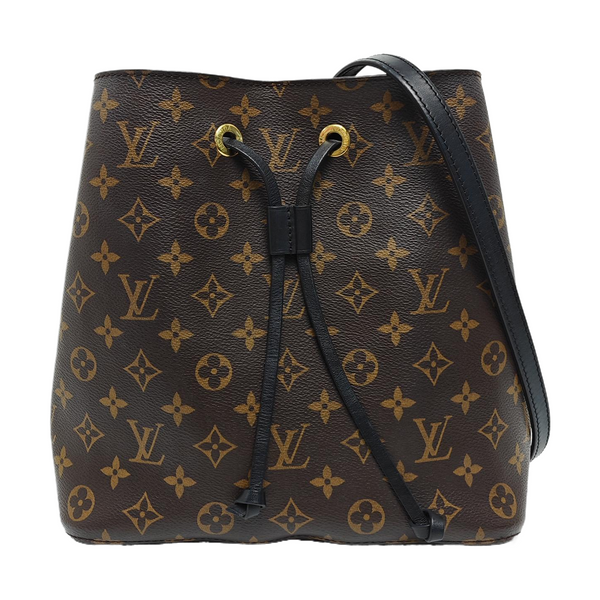 NÉONOÉ MM Monogram Coated Canvas Brown